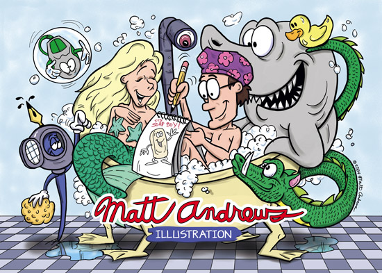 Bathtub Promo Postcard